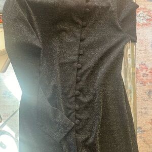 Aires Sparkling Black Dress